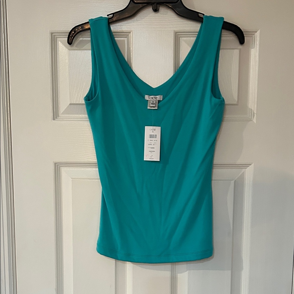 Cache Vibrant Teal Tank Top